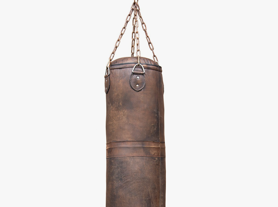 vintage boxing bag